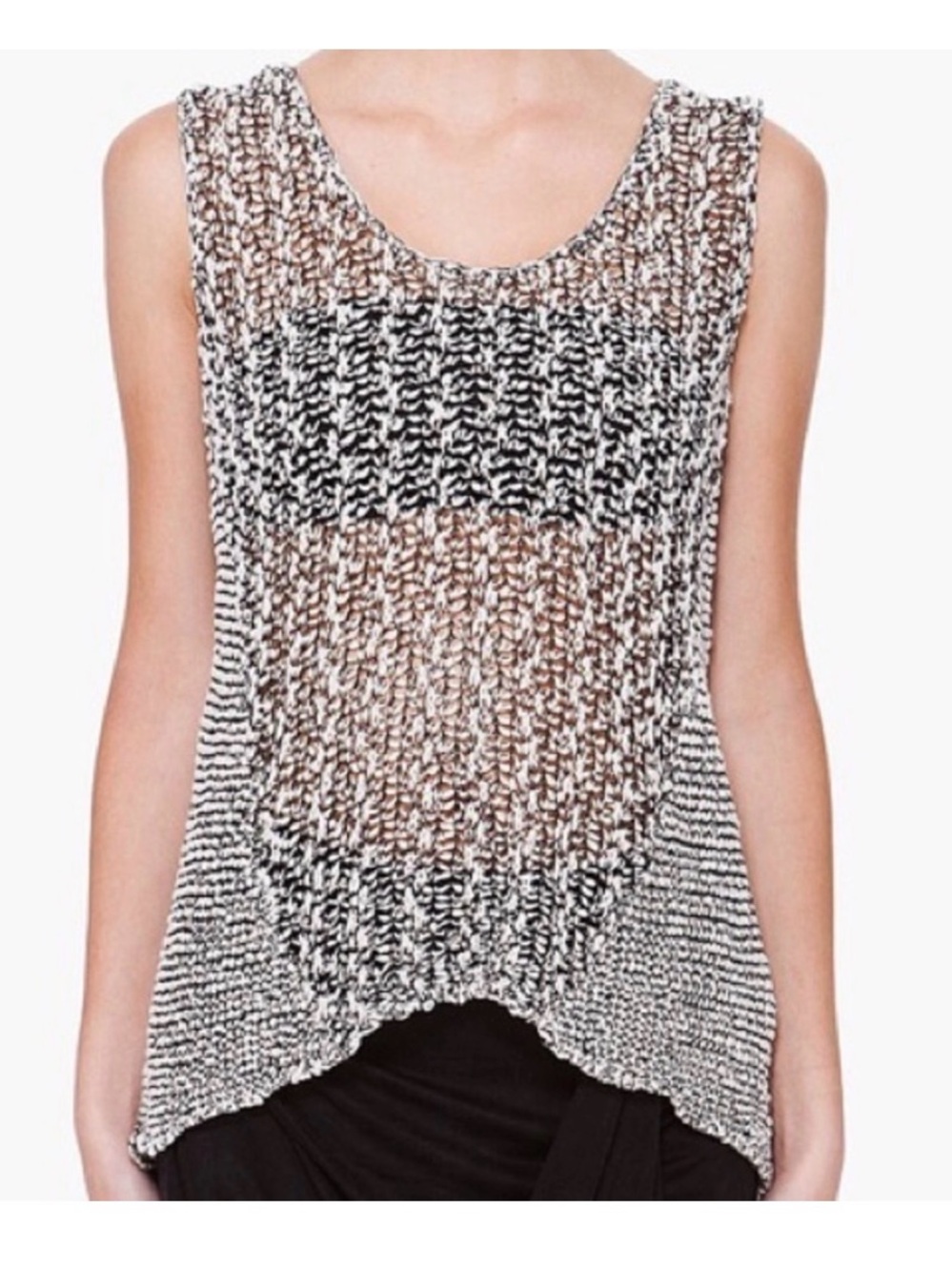 Helmut Lang open-knit women’s tank, size P